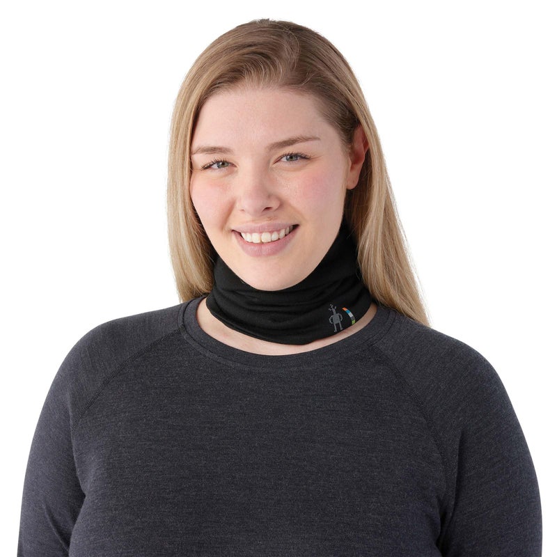 Smartwool Thermal Merino Reversible Neck Gaiter For Men and Women Black-black One Size - Image 3