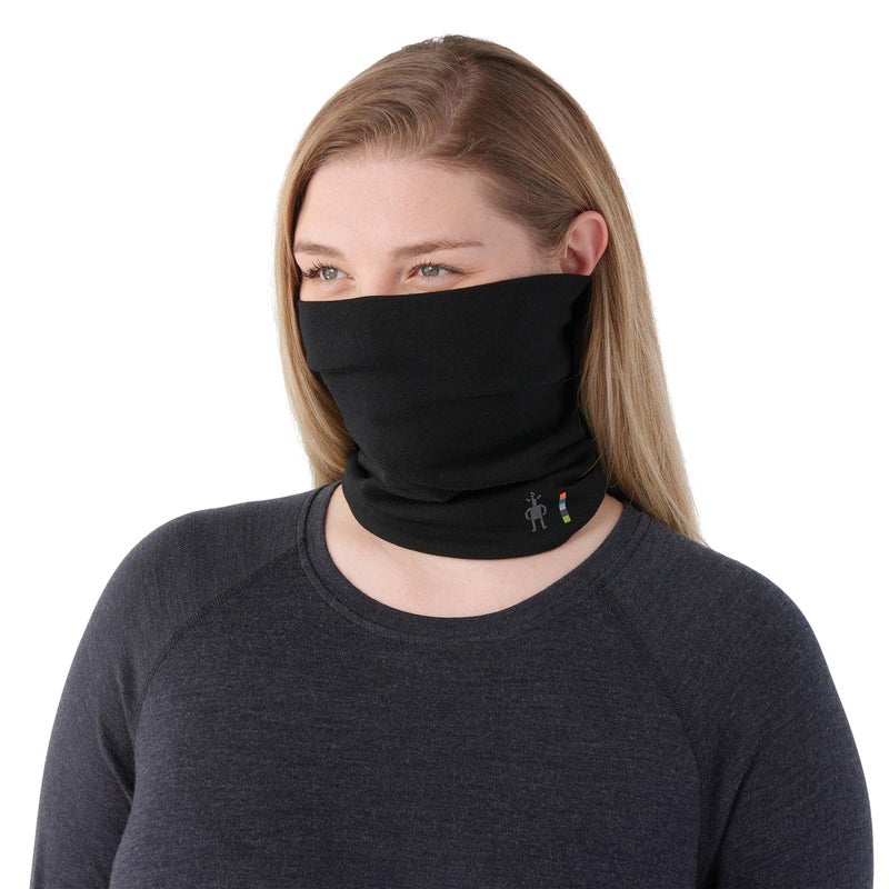Smartwool Thermal Merino Reversible Neck Gaiter For Men and Women Black-black One Size - Image 4