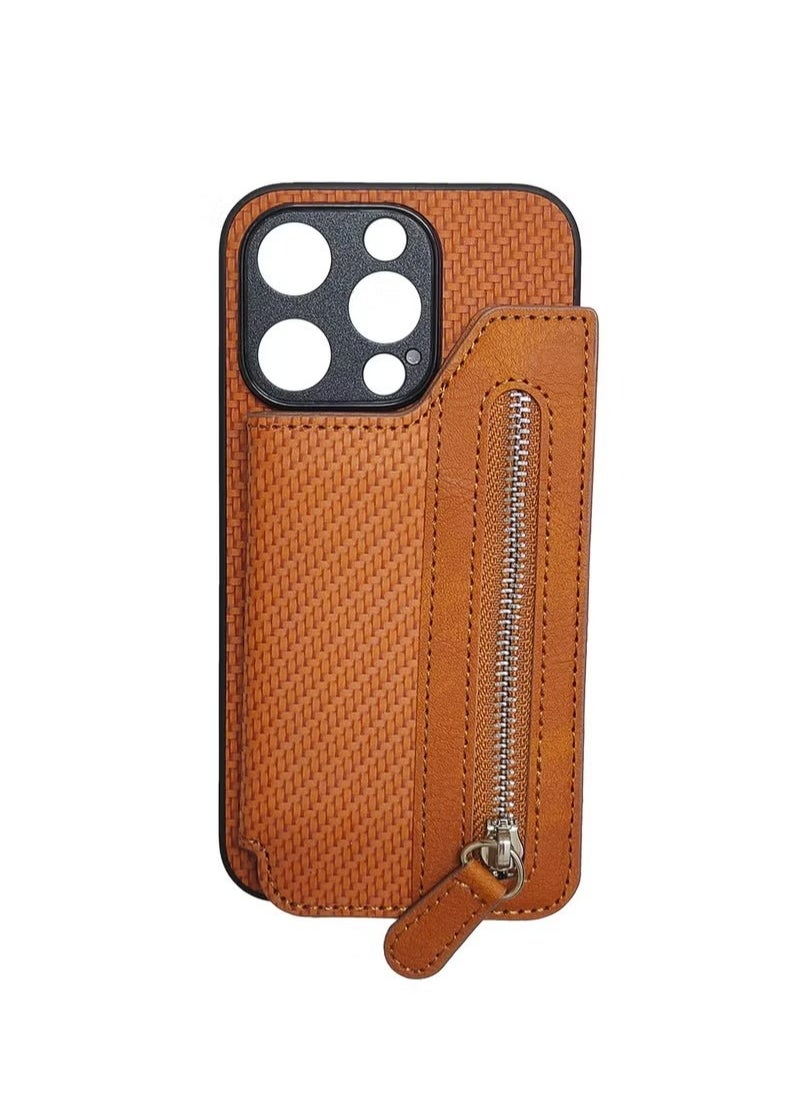 X-level iPhone 15 Pro Wallet Case Cover With 【RFID Blocking】Wallet Zipper Credit Card Phone Holder With Flip Camera Len Protector PU Leather Back Anti-Scratch Shockproof Cover For Women Men  - Image 1
