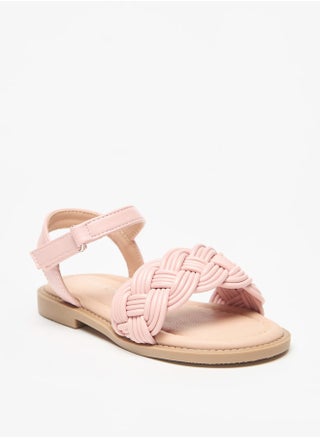 Girls Textured Sandals With Hook And Loop Closure - pzsku/Z660DC561EF87ECE35A5FZ/45/_/1717592509/ce846260-4849-4444-b154-0eaf9e97f9d1