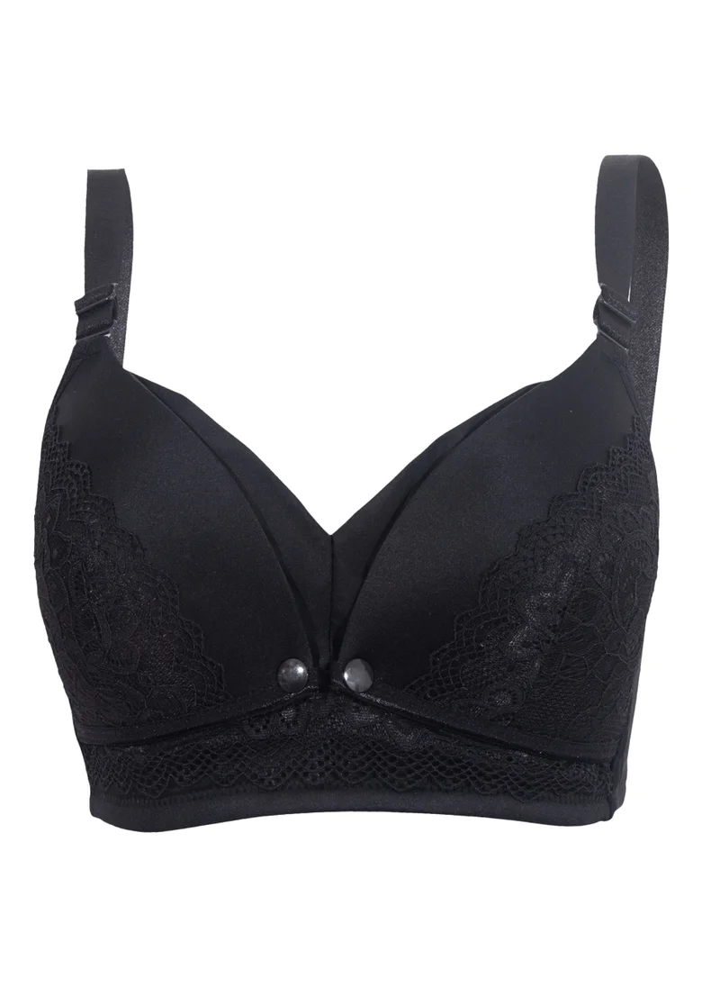 أوكوس Full Cup Maternity And Nursing Bra Black XX Large