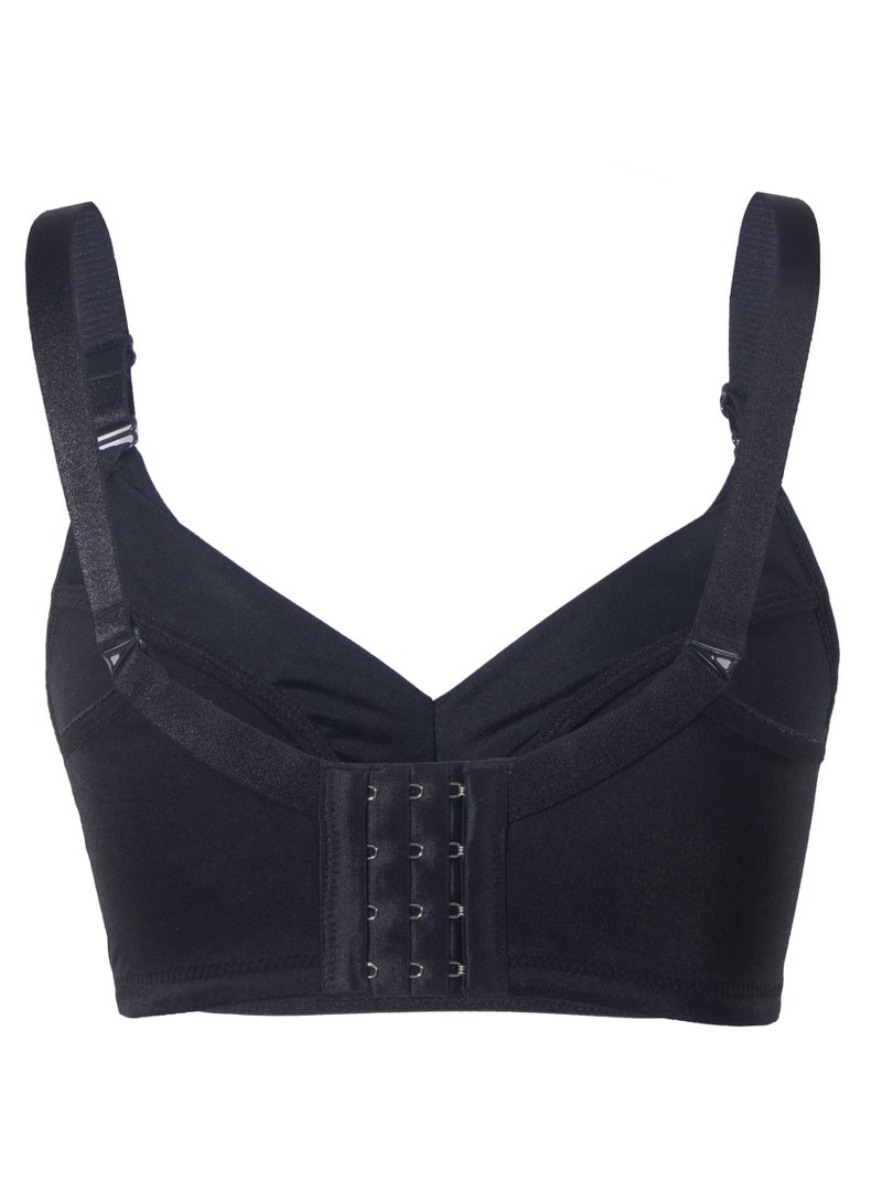 أوكوس حمالة صدر للحوامل والمرضعات كاملة الكوب أسود مقاس  كبير - Image 3