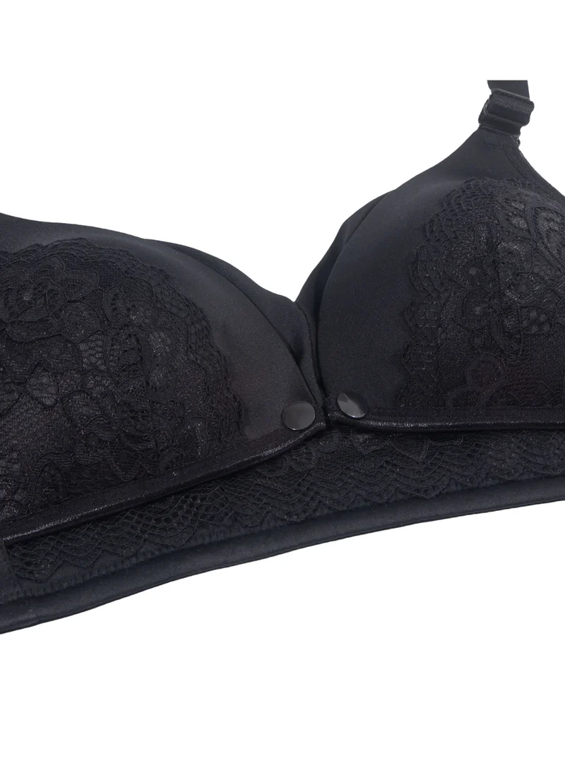Okus Full Cup Maternity And Nursing Bra Black XX Large