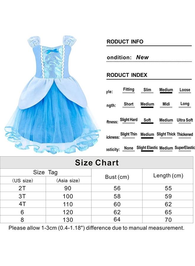 NIBEMINENT Princess Party Costumes 130cm - Image 4