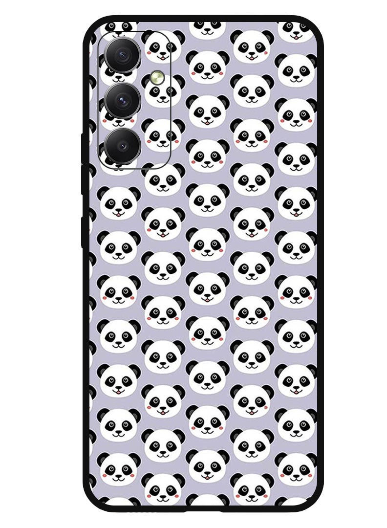 Theodor Protective Case Anti Scratch Shock Proof Bumper Cover For Samsung Galaxy M14 Panda On Purple - Image 1