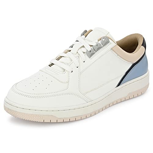 Cruiser Men's Augustus White-Grey Sneakers_10 UK (2505-1) - Image 1