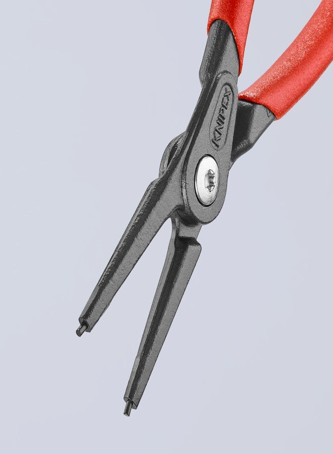 KNIPEX - 49 11 A2 Tools - Precision Circlip Pliers, External, Straight, 3/4-2 23/64" Shaft Dia. (4911A2) - Image 5