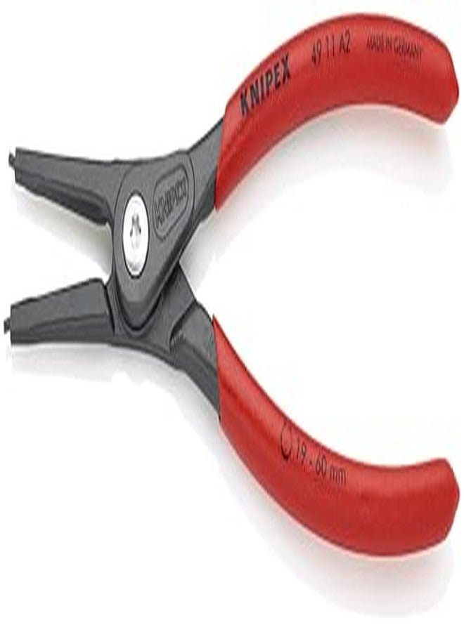 KNIPEX - 49 11 A2 Tools - Precision Circlip Pliers, External, Straight, 3/4-2 23/64" Shaft Dia. (4911A2) - Image 4