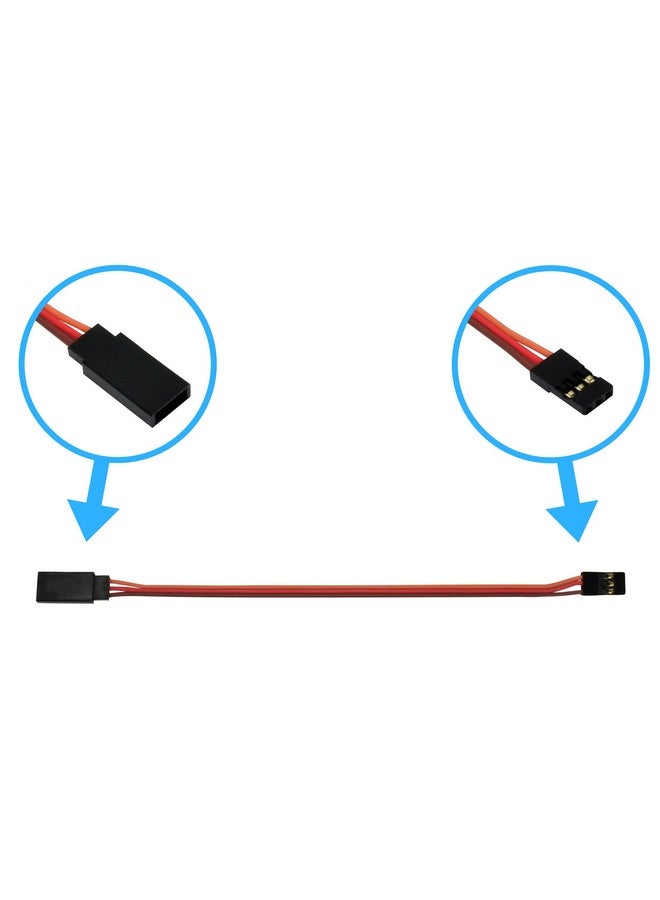 Apex RC Products 6" / 150mm JR Style Servo Extension - 5 Pack 1006 - Image 2