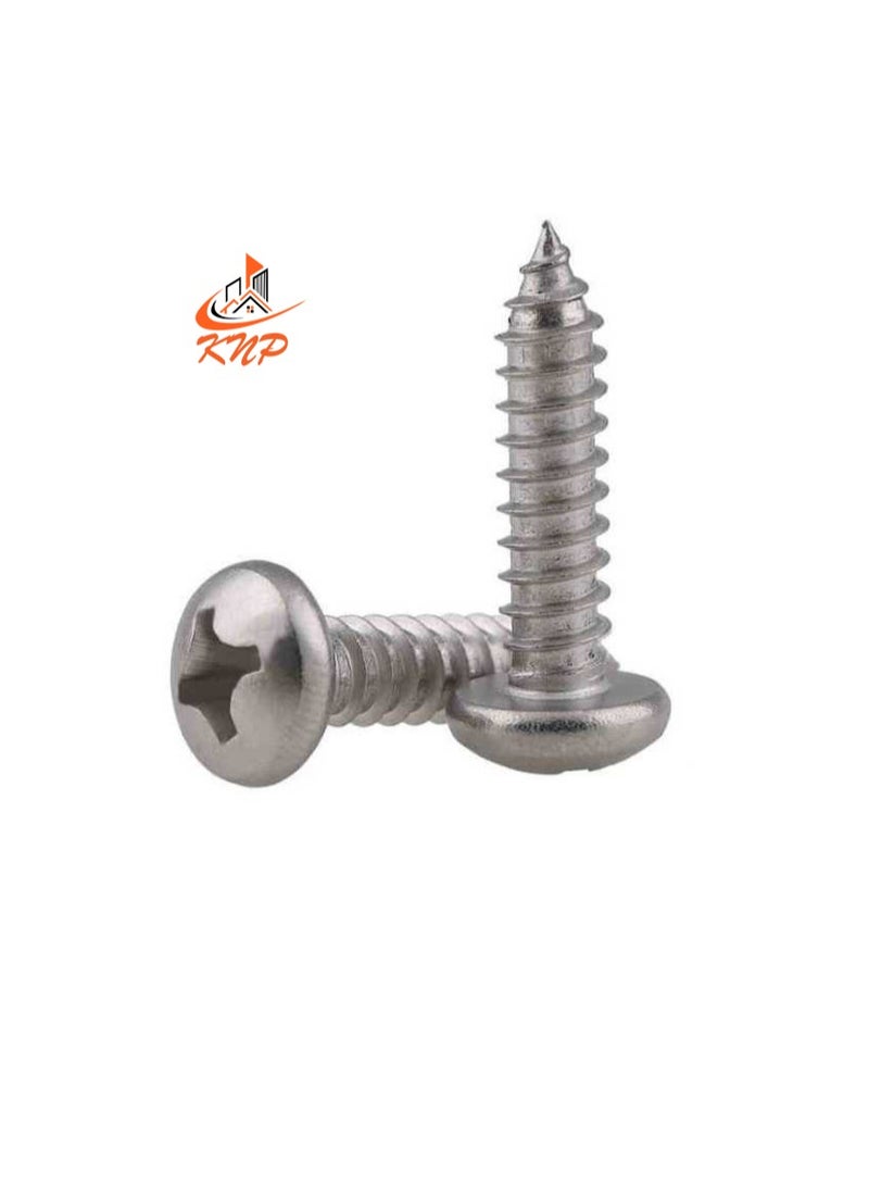KNP Pan Head Self-Tap Screws - Pack of 60 (1/2" x 4g)  - Image 1