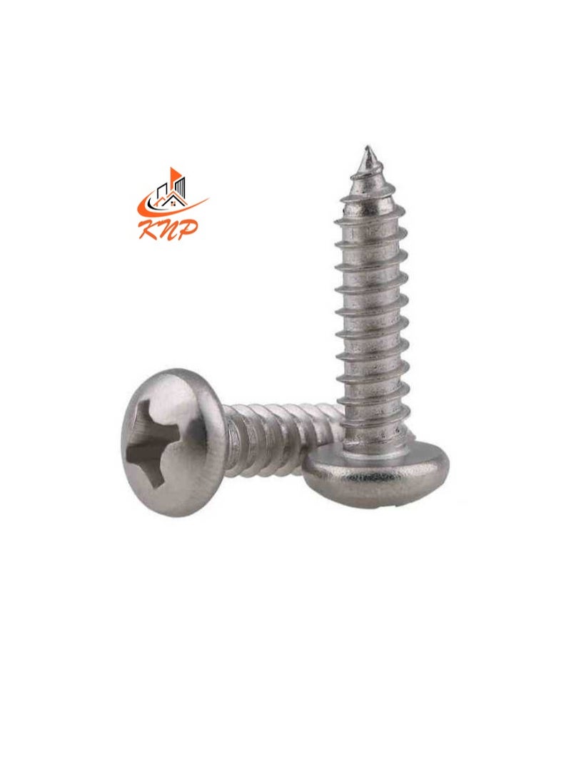 KNP Pan Head Self-Tap Screws - Pack of 60 (1/2" x 4g)  - Image 3