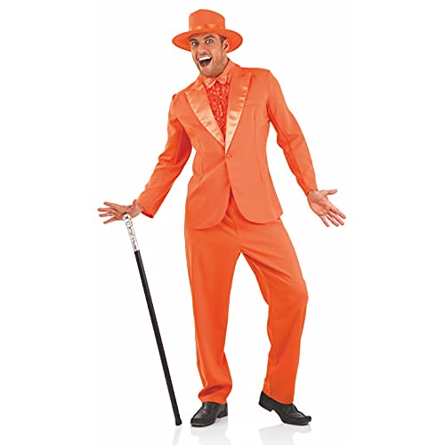 fun shack Tuxedo Costume for Men – Orange Suit Mens – Funny 90s Movie Character, Halloween Costumes for Men, XL - Image 5
