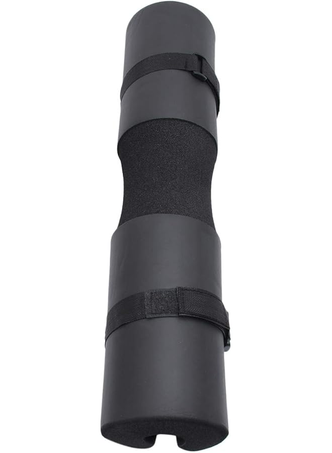 جارنيك وسادة القرفصاء الرياضية، وسادة باربل، وسادة إسفنجية لتمارين الورك، وسادة رقبة القرفصاء للنساء والرجال، معدات رفع الأثقال المنزلية، لون أسود - Image 1