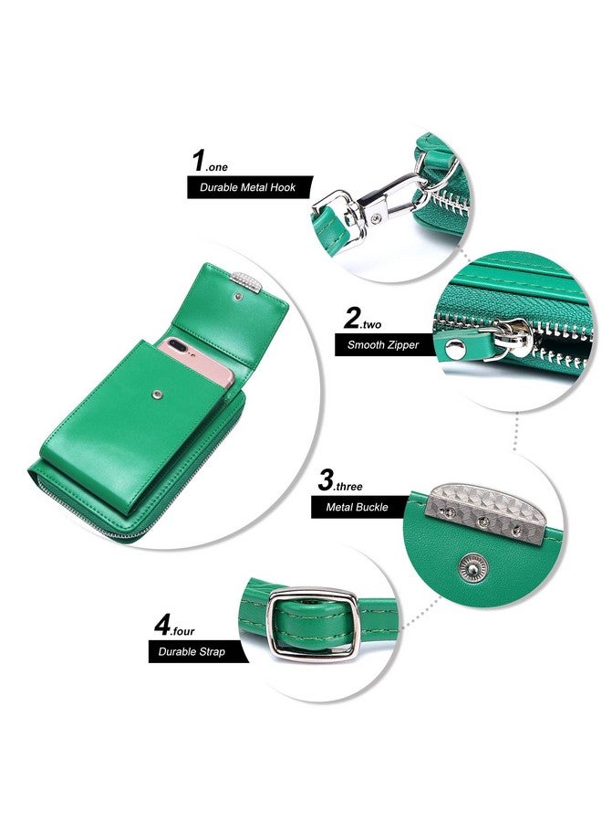 كوكو حقيبة كروس صغيرة من كوكو، محفظة للهاتف المحمول مع فتحات لبطاقات الائتمان للنساء - Image 4