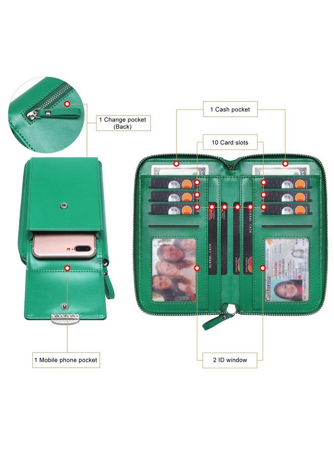 كوكو حقيبة كروس صغيرة من كوكو، محفظة للهاتف المحمول مع فتحات لبطاقات الائتمان للنساء - Image 3