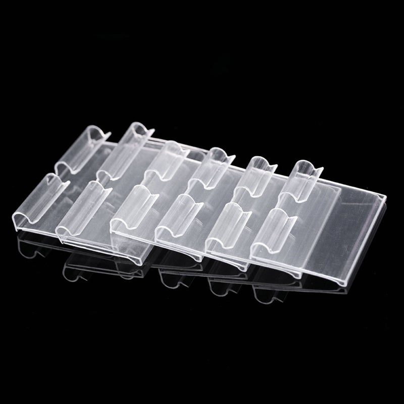 40 pcs Shelf Sign Holder Sale Label Display Stand Clear Supermarket Retail Sign Display Holder - Image 4