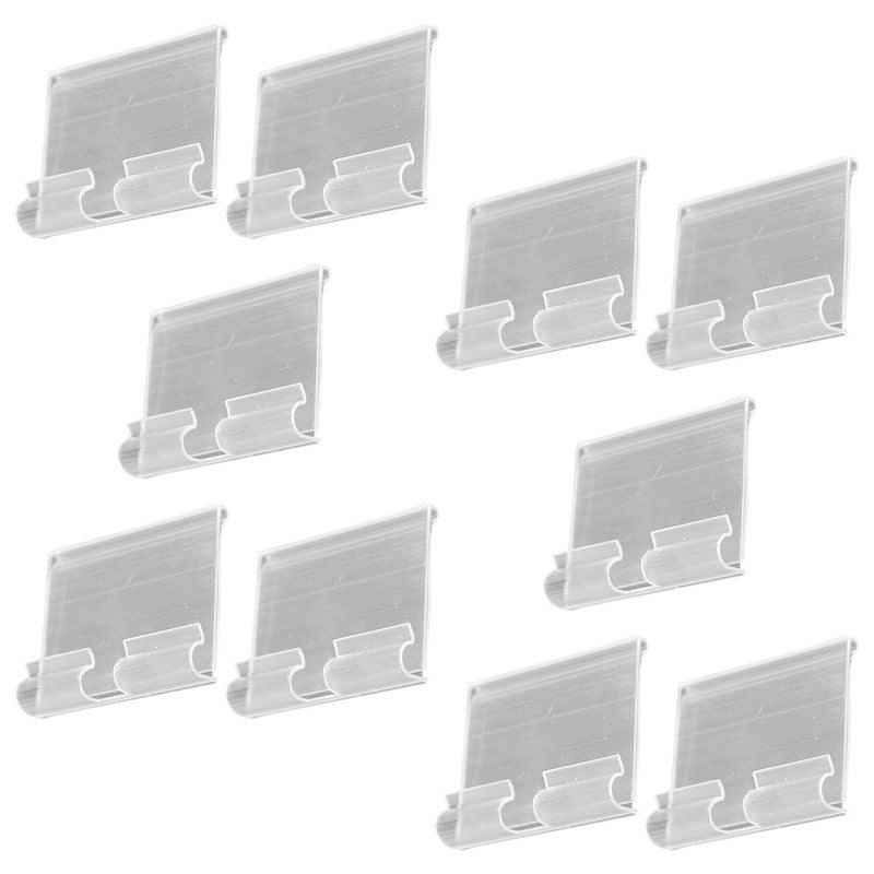 40 pcs Shelf Sign Holder Sale Label Display Stand Clear Supermarket Retail Sign Display Holder - Image 2