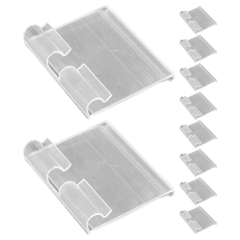 40 pcs Shelf Sign Holder Sale Label Display Stand Clear Supermarket Retail Sign Display Holder - Image 5