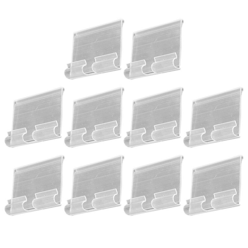 40 pcs Shelf Sign Holder Sale Label Display Stand Clear Supermarket Retail Sign Display Holder - Image 3