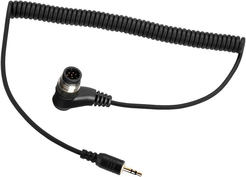 PHOLSY 2.5mm N8 Off-Camera Remote Cable for Compatible with Nikon Z8, Z9, D3, D4, D4s, D5, D6, D800, D850, D810, D700, D500, D300, D200, F6, F100, F5, F90, N90s, D1X, D2H, D3X MC-30A Cable - Image 1