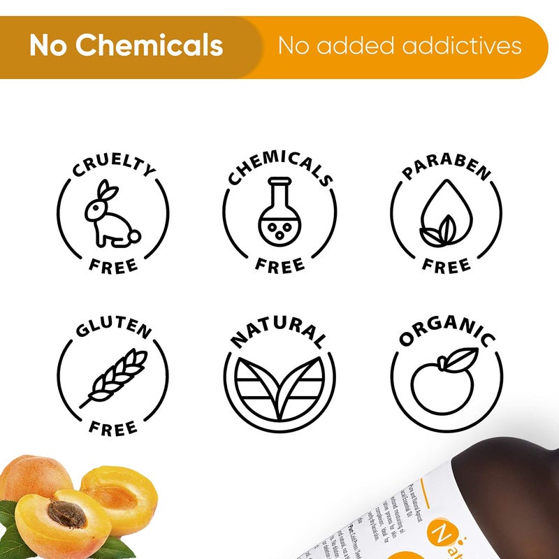 Naturalis Essence of Nature Cold Pressed Undiluted Apricot Oil for Hair Face  Body Massage  120ml - Image 4