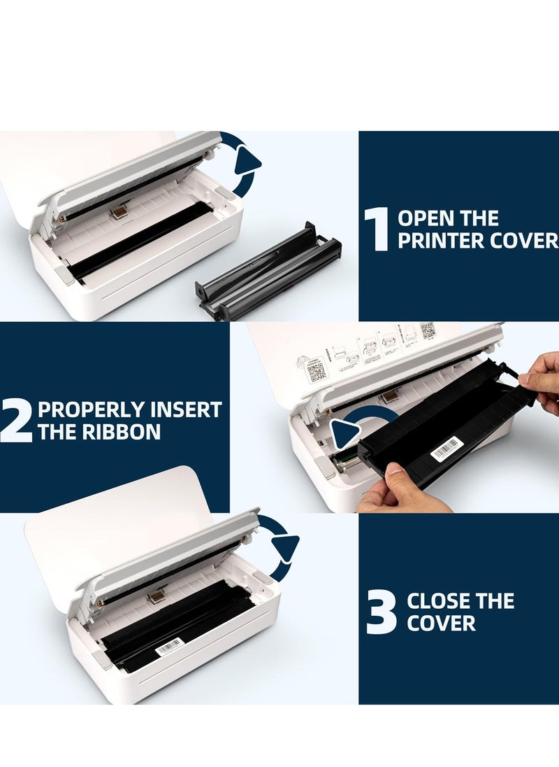 HPRT HPRT GT1 Exclusive Thermal Ribbon - Support GT1 Portable Thermal Printer-Latest Version  - Image 5