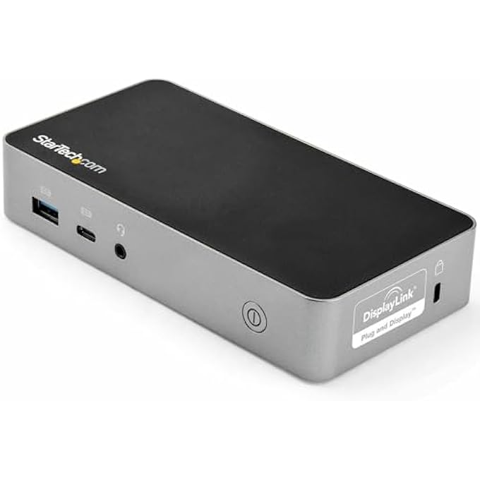 Startech.com USB-C DOCK - DUAL MONITOR 1080P HDMI LAPTOP DOCKING STATION - 65W POWER DELIVERY - 1X USB-C, 3X USB-A, ETHERNET - DUAL VIDEO DISPLAY USB 3.1 GEN 1 TYPE-C DOCK - MAC & WINDOWS (DK30CHHPD) - Image 1