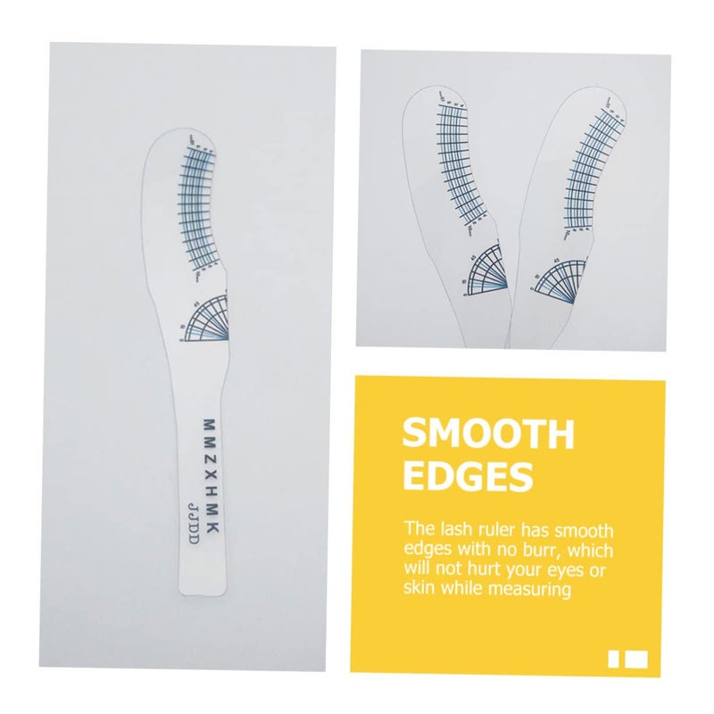 Spec compliant trusted quality DOITOOL 10pcs Eyelash Ruler Card for Lash Measurement and Curling Compact and Lightweight Measuring Tools for Home and Salon Use Diverse purchase plan - Image 2