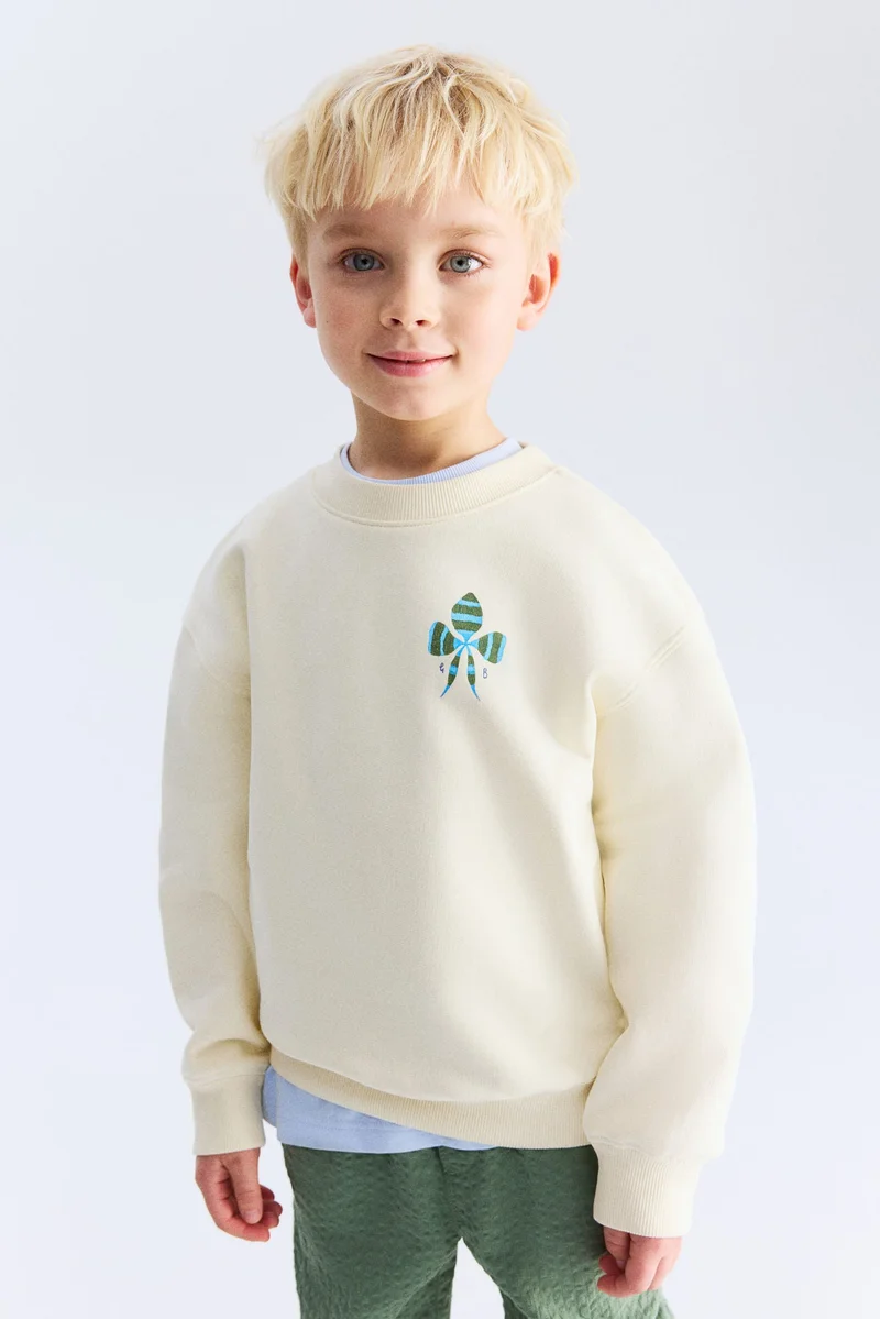 H&M Printed cotton sweatshirt