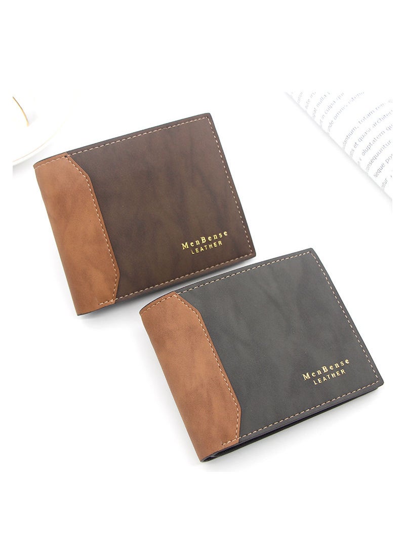 Sharpdo - Men's Short Wallet Card and Functional ID Bag 12*9.5*2.5cm - Image 1
