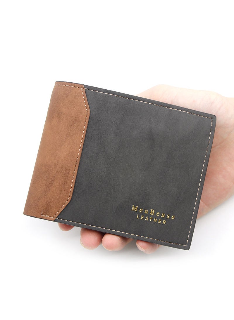 Sharpdo - Men's Short Wallet Card and Functional ID Bag 12*9.5*2.5cm - Image 1