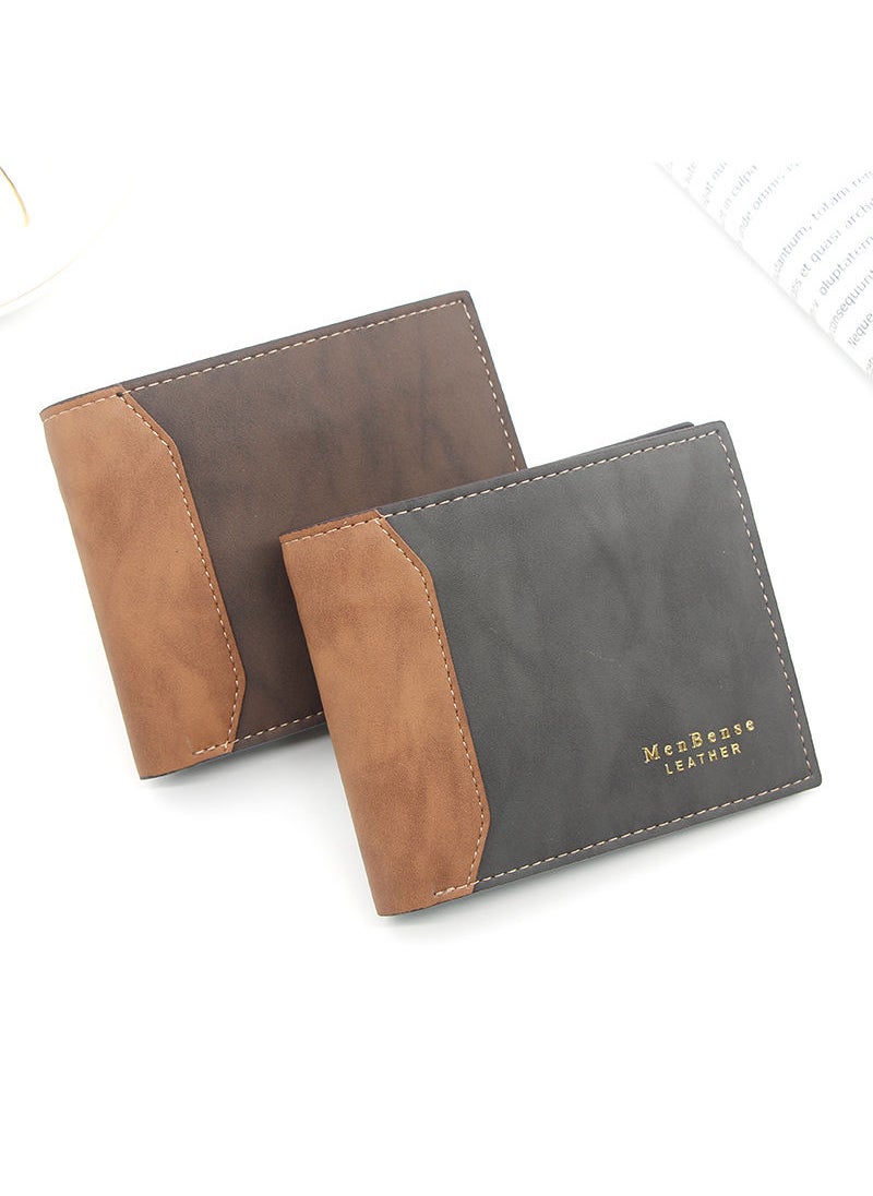 Sharpdo - Men's Short Wallet Card and Functional ID Bag 12*9.5*2.5cm - Image 1