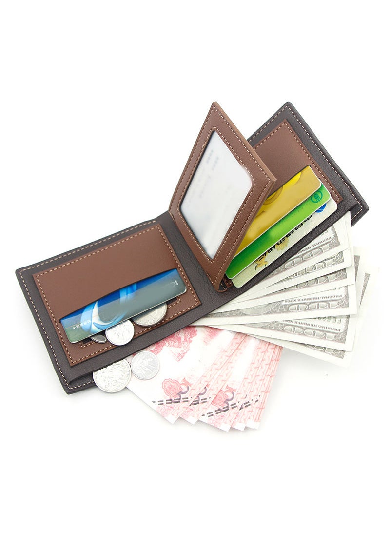 Sharpdo - Men's Short Wallet Card and Functional ID Bag 12*9.5*2.5cm - Image 1