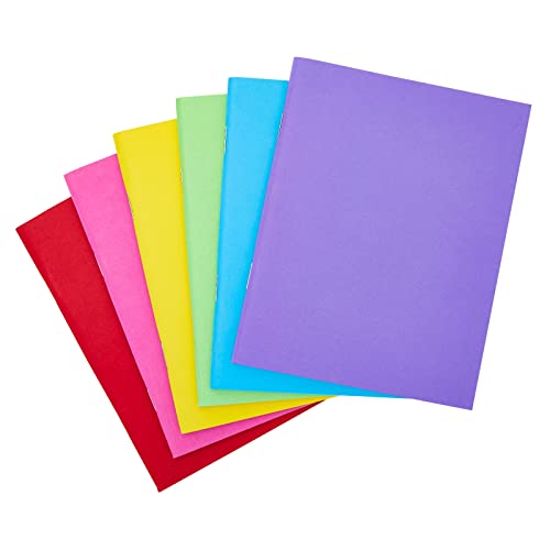 Paper Junkie 48 Pack Unlined Pocket Size Notebook, Blank Books for Kids To Write Stories Bulk Set, 6 Colors (4.3 x 5.5 In) - Bulk Small Notebook - Image 1