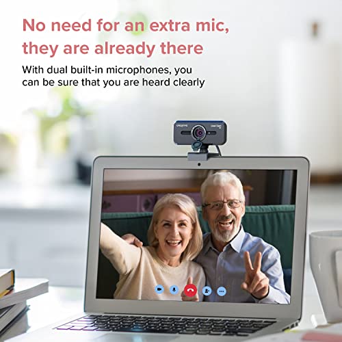 Creative Live! Cam Sync V3 2K Qhd USB Webcam with 4X Digital Zoom (4 Zoom Modes from Wide Angle to Narrow Portrait View), Privacy Lens, 2 Mics, for Pc and Mac - Black - Image 5