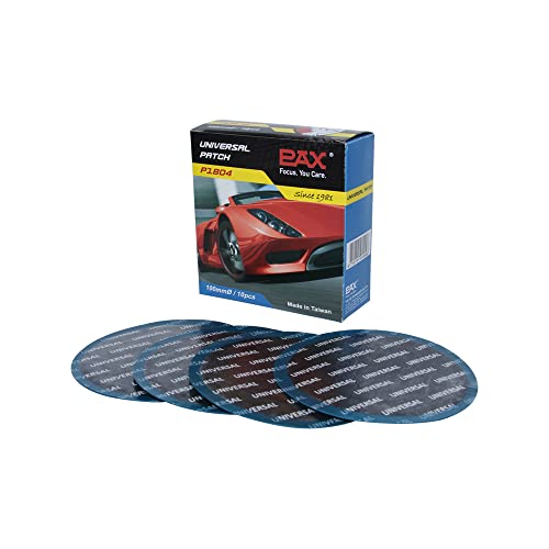 PAX 10 Pcs 100mm Round Universal Tire and Tube Patch Repair Kits, for Radial and Bias Tires Truck, Tractor, Agricultural Vehicles, Motorcycle, BMX, ATVs, River Floating, Inflatable Rubber - Image 1