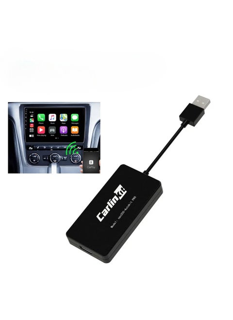 CarlinKit Adapter for Android Car Radio: Wireless Android Auto & Apple CarPlay, Fast Plug & Play, Dual Compatibility, Hands-Free Calling, Voice Control, Easy Installation