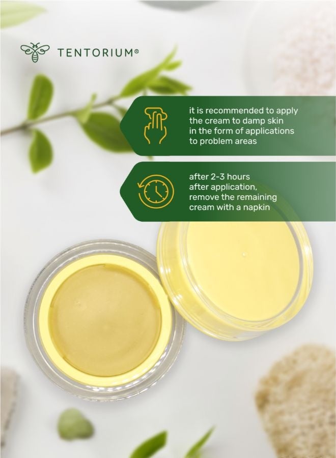 Tentorium Chilidonia Cream Tentorium Honey Based Body Cream 50 ml – Repairs Cracked Skin, Calms Dry & Irritated Skin, Protective Care with Honey, Beeswax & Propolis - Image 5