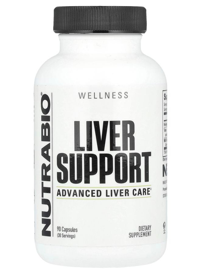 NutraBio Liver Support 90 Capsules - Image 1