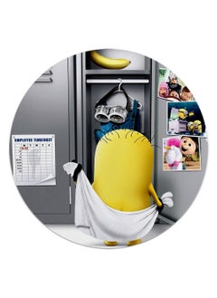 LOUD UNIVERSE Mouse Pad Round Minion Changing Locker Room Despicable Me 