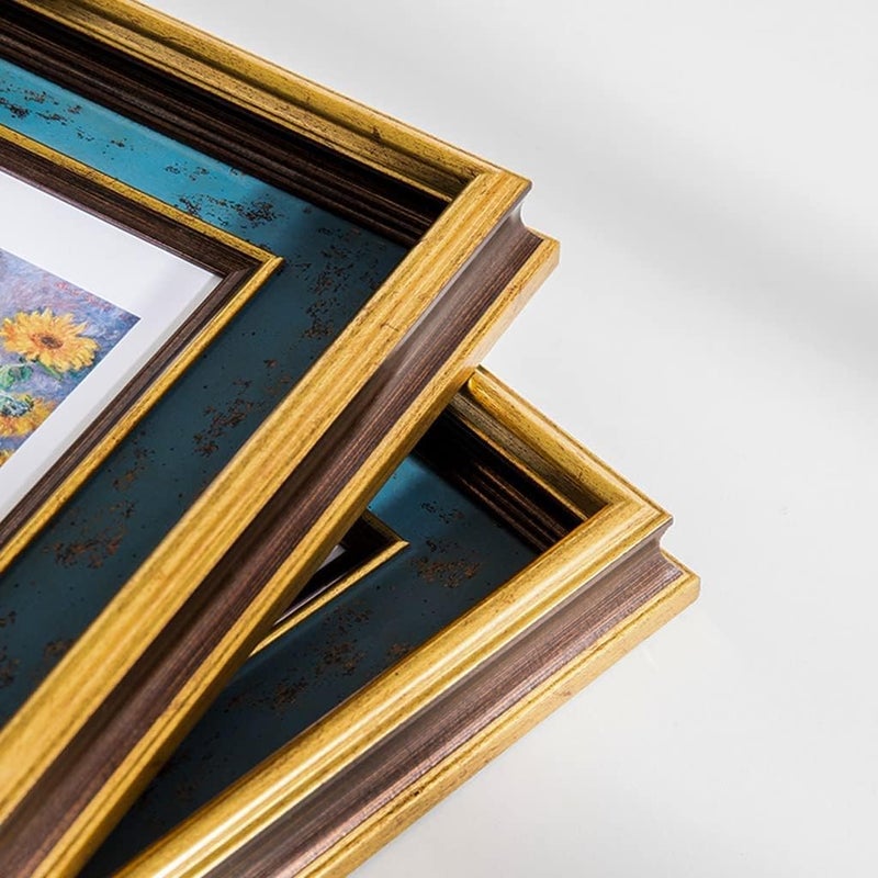 إطار صور، إطار عرض الصور الفوتوغرافية، إطار من الراتنج بتصميم عتيق وأنيق لتزيين الصور - Image 5