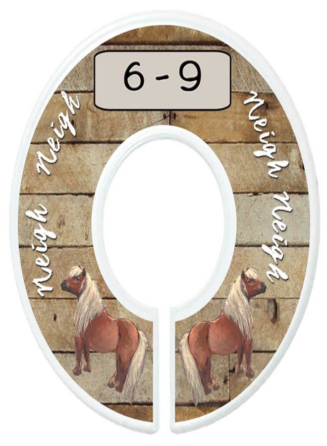 Mumsy Goose Baby Nursery Closet Dividers, Barnyard Themed, 6 Piece Set, Plastic, Multicolor, 3.5 in Height and Width, 1 3/8 in Diameter Opening - Image 4