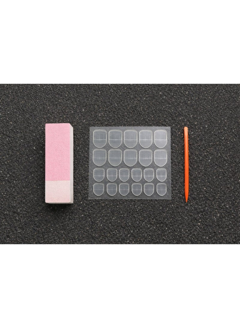 أظافر لاصقة - لون أحمر خمري - Image 4