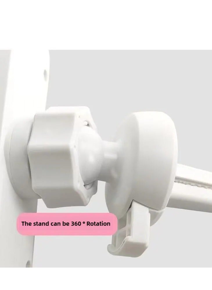 Car phone holder, retractable, universal air vent mount, compatible with iPhone, white - Image 4