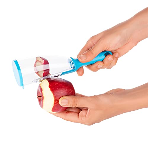 Primelife Plastic Smart Multifunctional Vegetable & Fruit Peeler for Kitchen with Containers, Stainless Steel Blade - Multicolor (Smart Peeler) - Image 2
