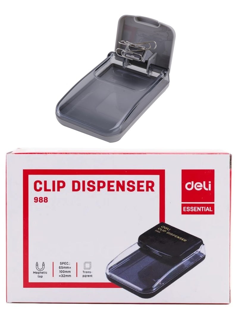 Deli حامل مشابك ورقية مغناطيسية بألوان متنوعة - Image 1