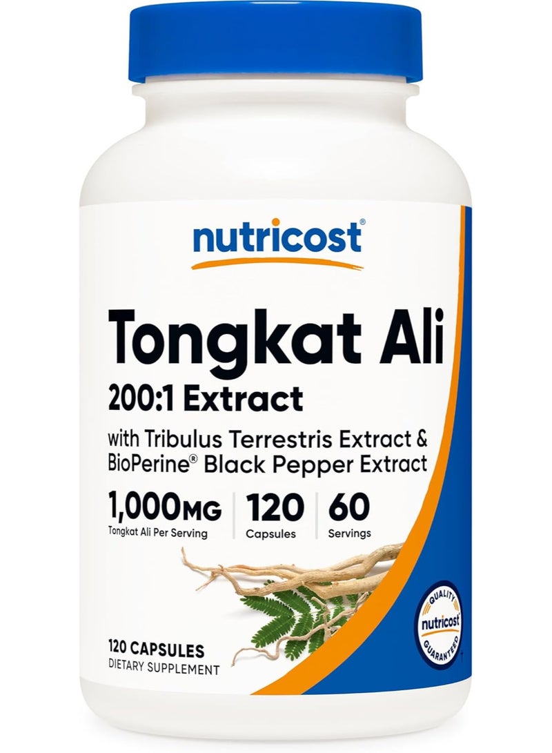 Nutricost Tongkat Ali 1,000mg 120 Capsules - Image 1