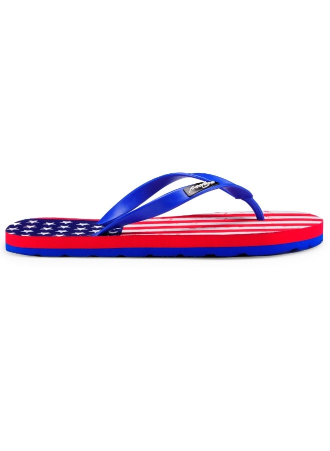 Freetoes USA Printed Flip Flops for Men - Image 3