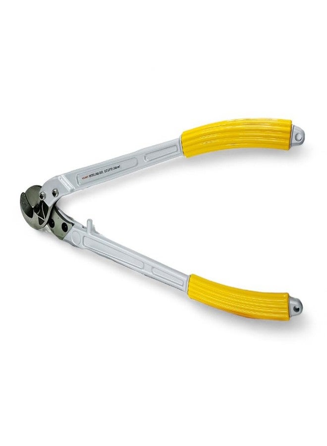 Solwet Hand Operated Cable Cutter SMD-125L Cutting range up to 120 sq mm for Copper and aluminum Cable wire, 1 Kg Weight with Yellow aluminum handle - Image 5