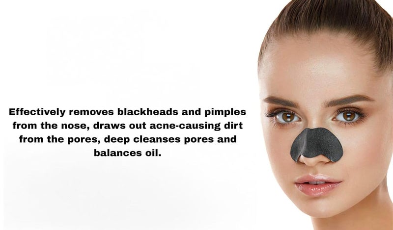 ETSAP شرائط إزالة الرؤوس السوداء (عبوة من 15) شرائط الأنف لإزالة الرؤوس السوداء، شرائط الفحم للتنظيف العميق مع إزالة فورية للرؤوس السوداء، منظف ومقلل المسام بالفحم الطبيعي (عبوة من 15) - Image 4